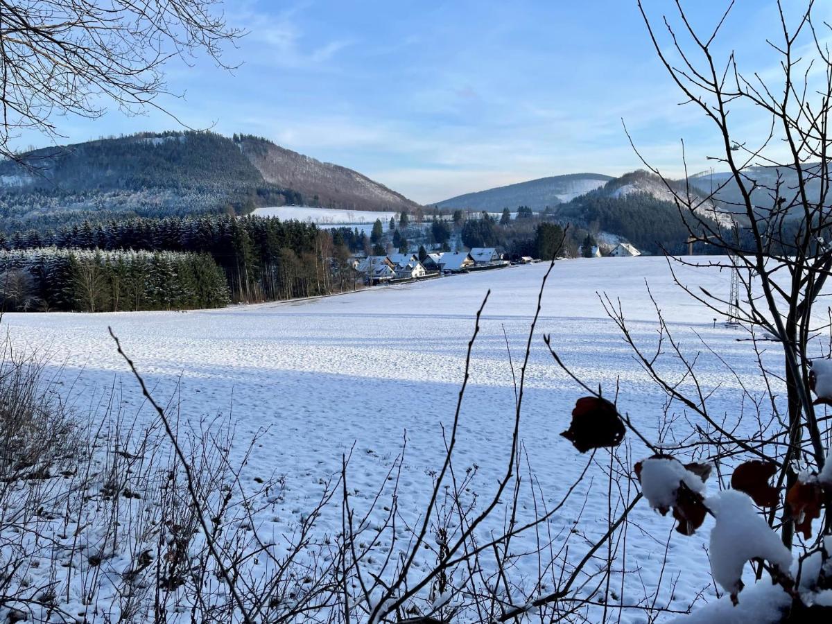 Ferienwohnung Auf der Platte 2 Winterberg Exterior foto